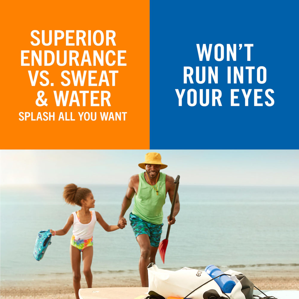 Etiqueta SPF50 de Banana Boat Sport Ultra, muestra protección de alto rendimiento
