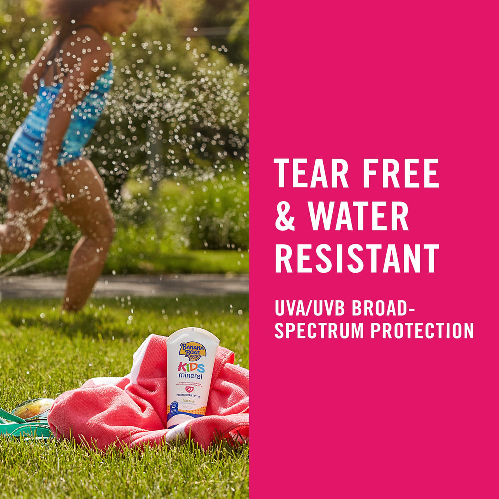 Banana Boat Sunscreen free from oxybenzone and octinoxate.