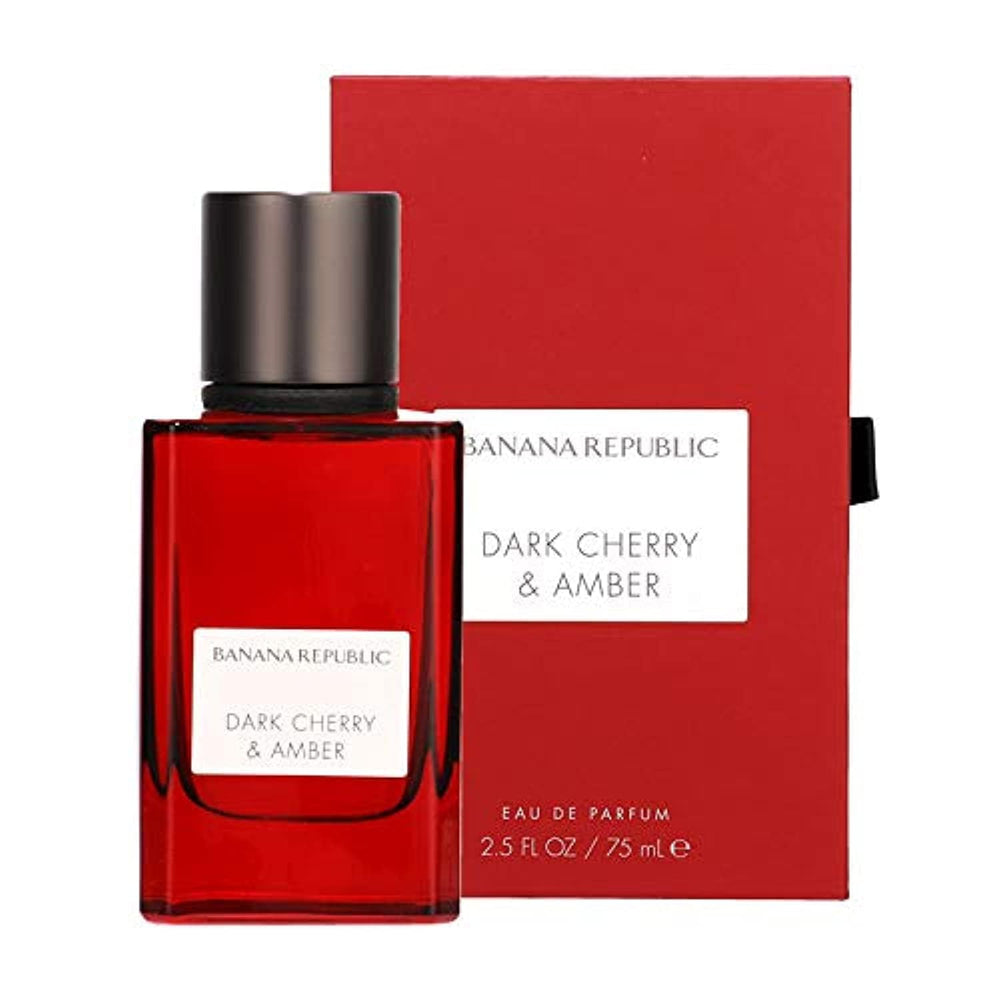 Banana Republic Icon Dark Cherry & Amber bottle, ideal for evening wear with a rich floral-amber profile.