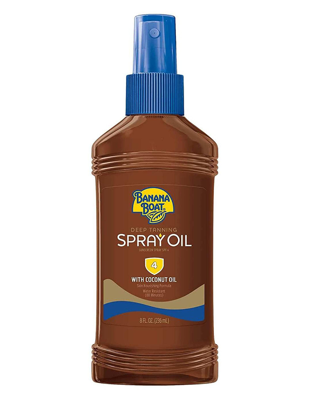 Banana Boat aceite bronceador coco para piel suave e hidratada