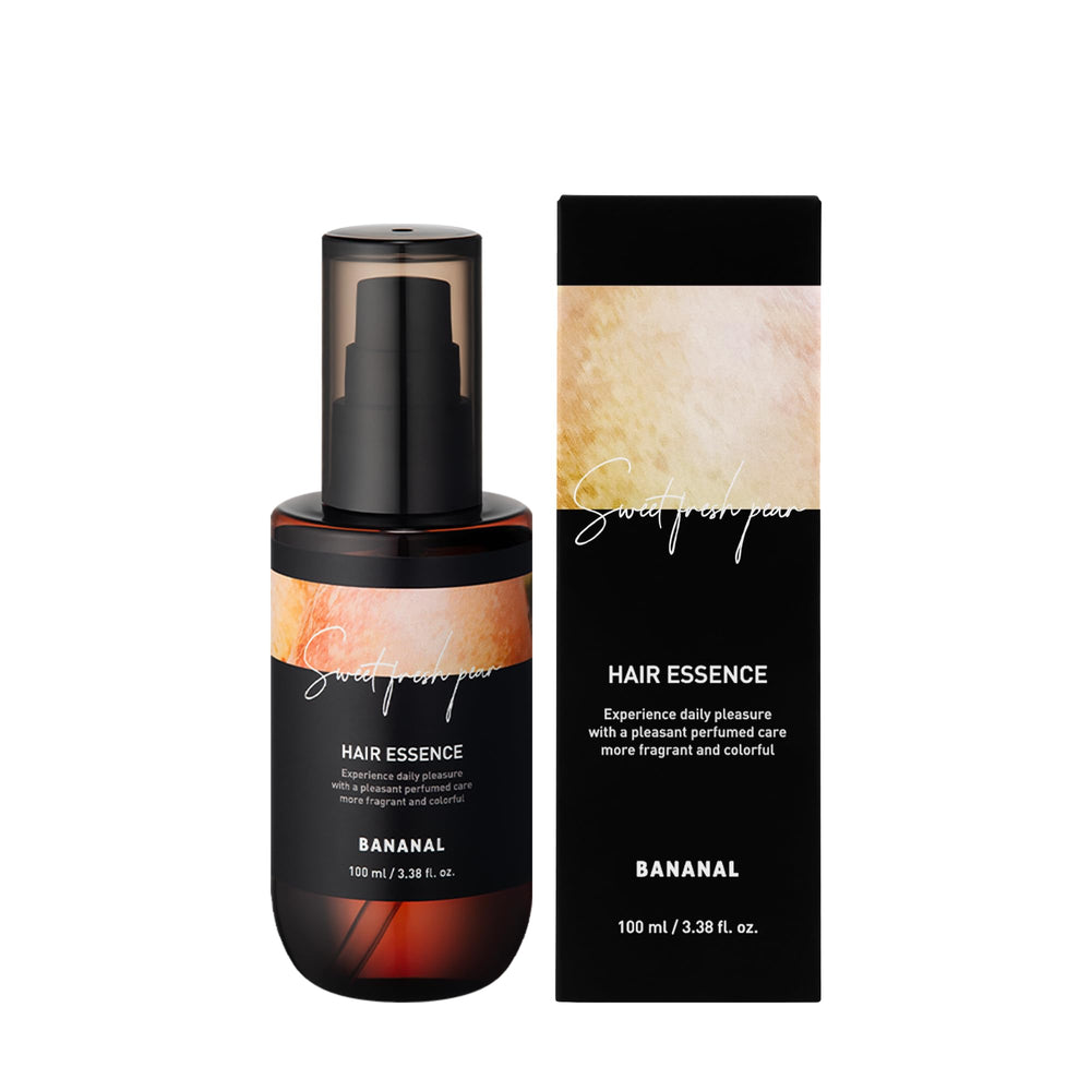 BANANAL Aceite Perfume para Cabello Coreano, envase de 100 ml, brillo tipo vidrio sin peso