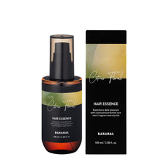 BANANAL botella-perfume-cabello, perfuma y suaviza el cabello para un look diario.