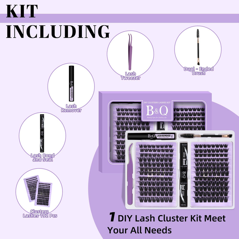 BandQaugen 8-18 mixed length clusters for versatile looks