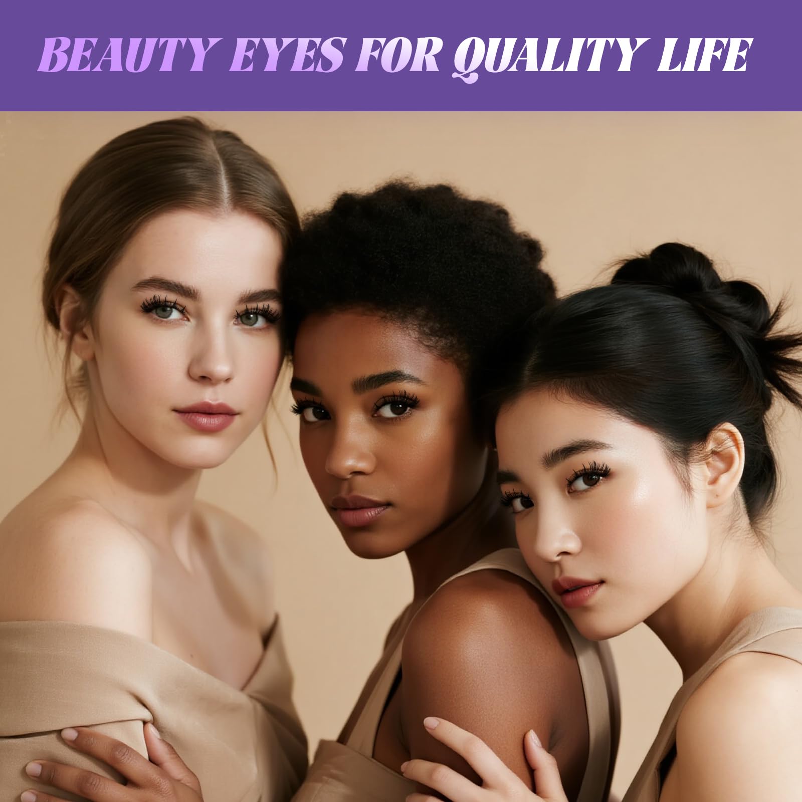 B&Qaugen Waterproof, reusable lashes help maintain looks from day to night.