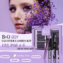 BandQaugen D-curl clusters provide lightweight volume for natural lashes