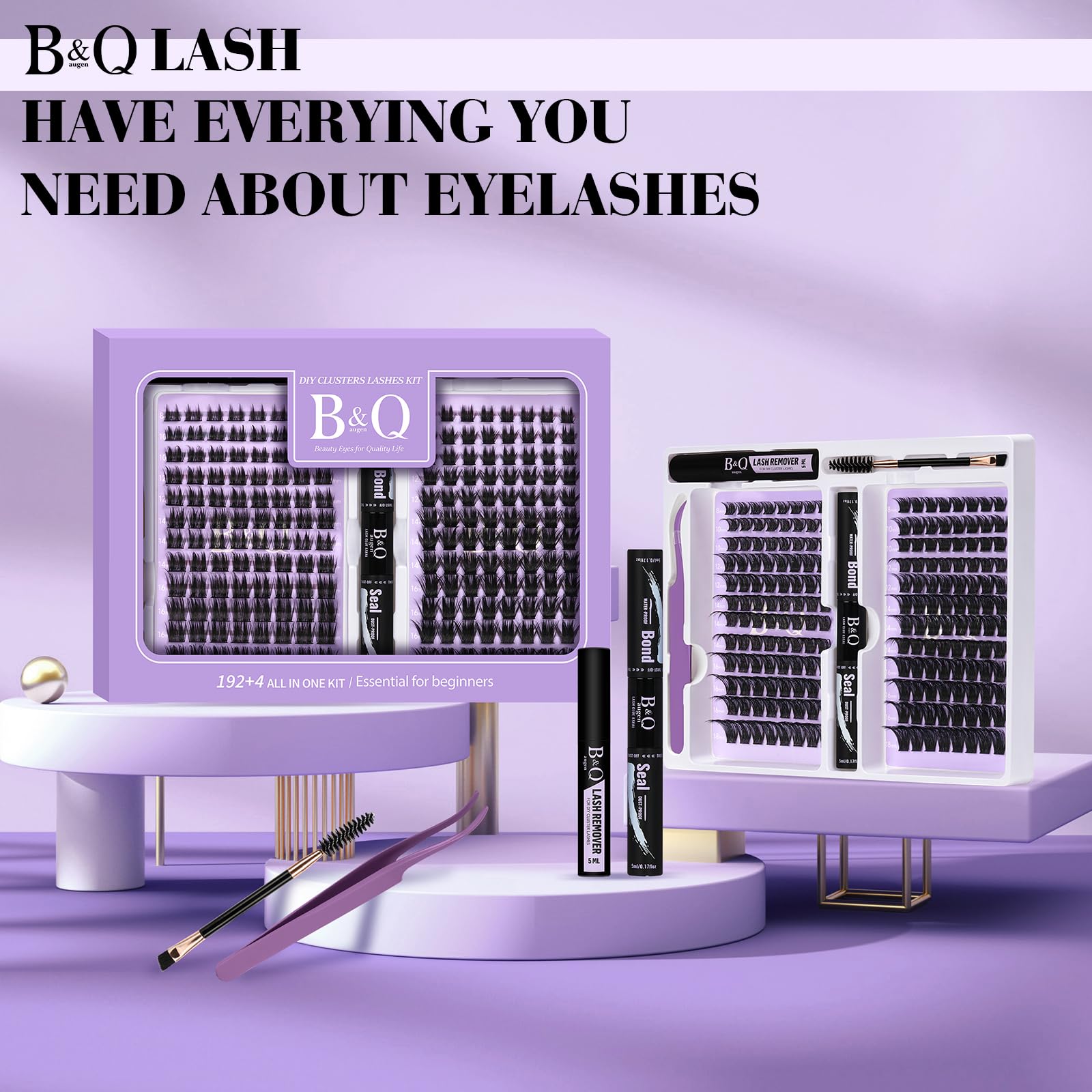 BandQaugen DIY lash kit supports beginners and pros at home