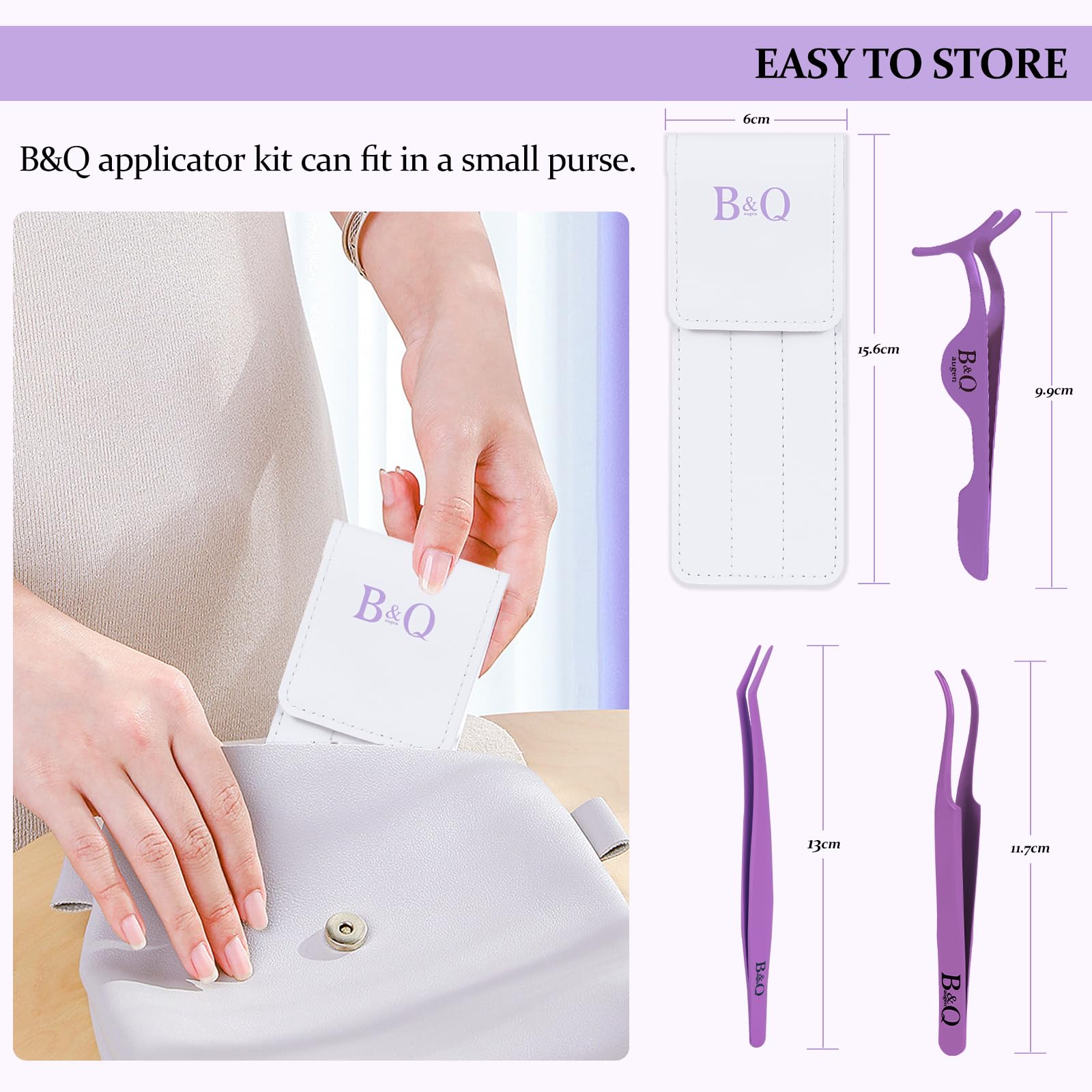 BandQaugen stainless steel tweezers resist rust and are easy to clean