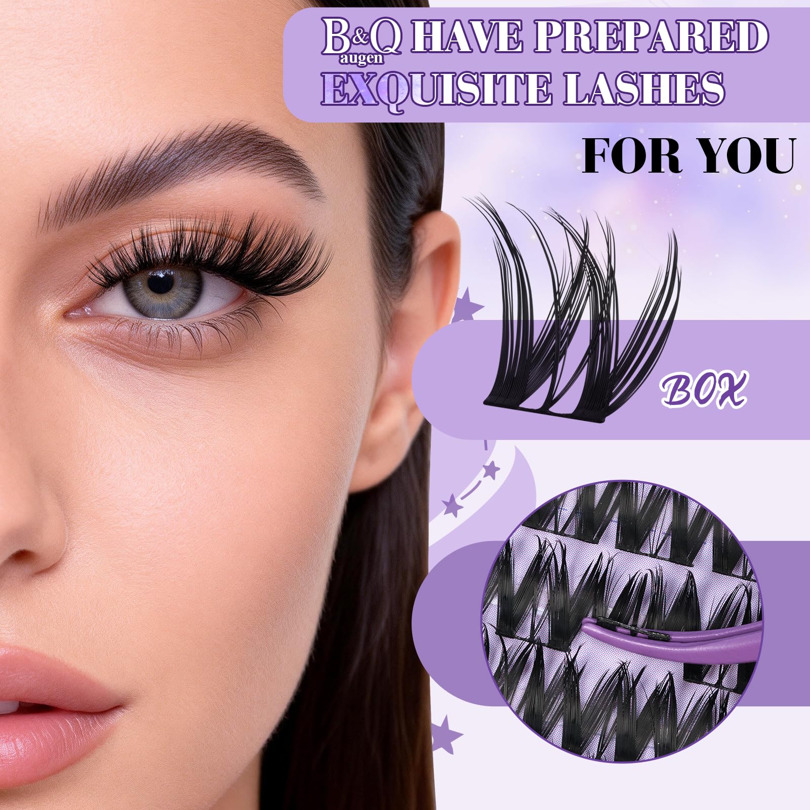 Bandqaugen Flora Lash Applicators Bundle for precise DIY application