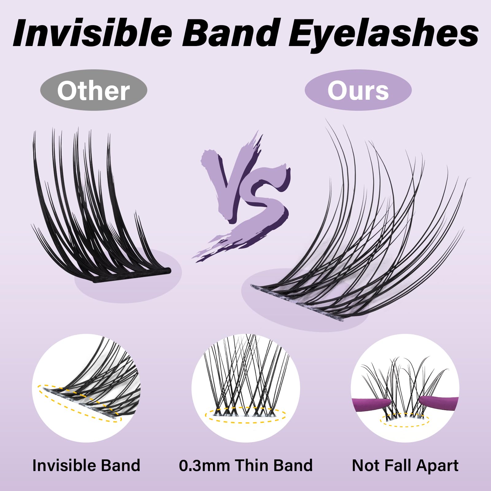 B&Qaugen Flora Lash Clusters kit contents support easy at-home lash upgrades.