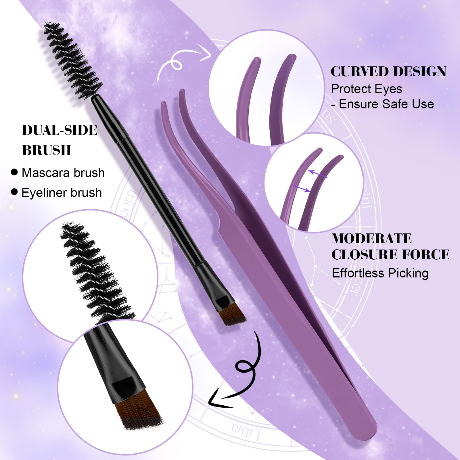 Bandqaugen Flora Lash Remover and Tweezers for adjustments