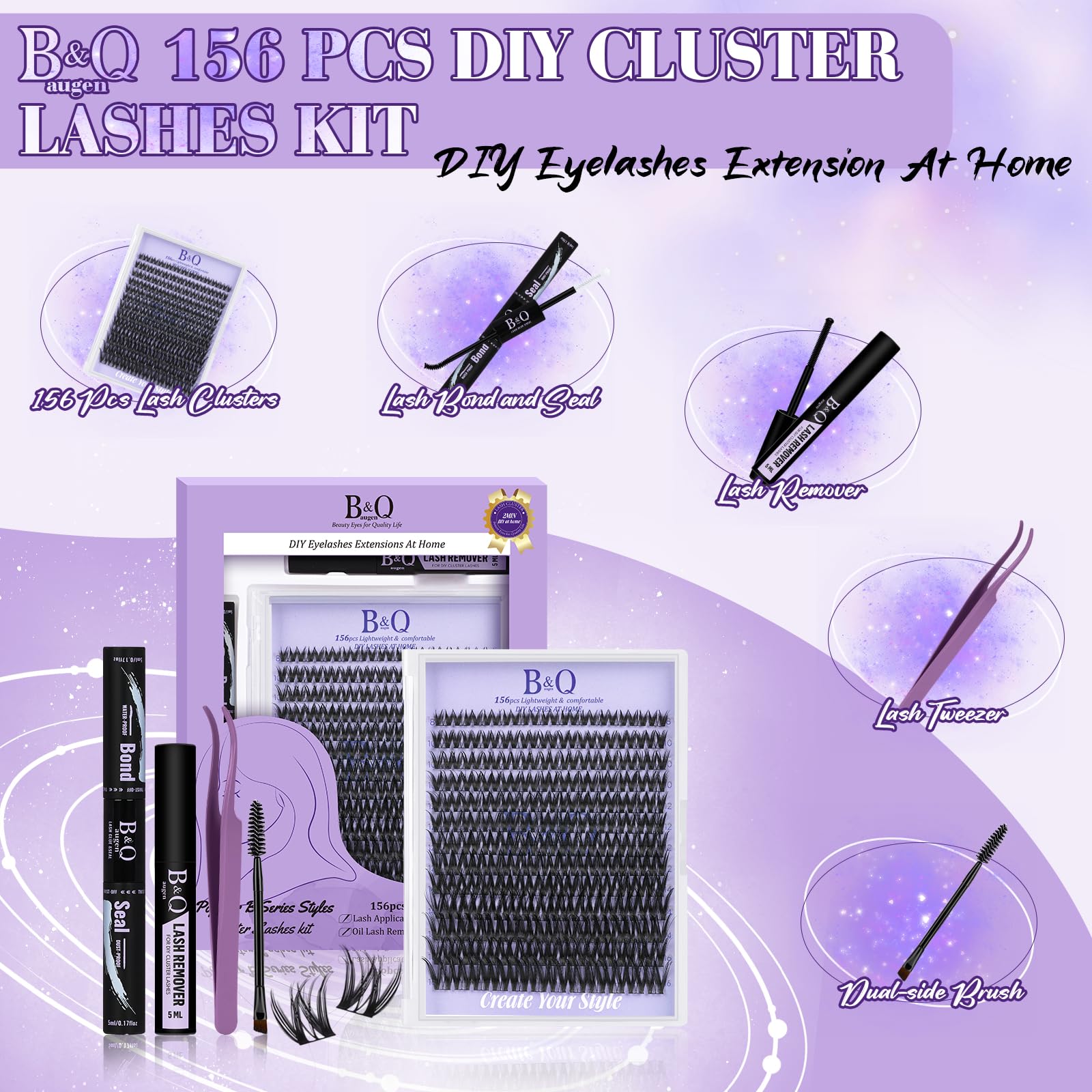 Bandqaugen Flora Lash Wet Look effect for a glossy finish