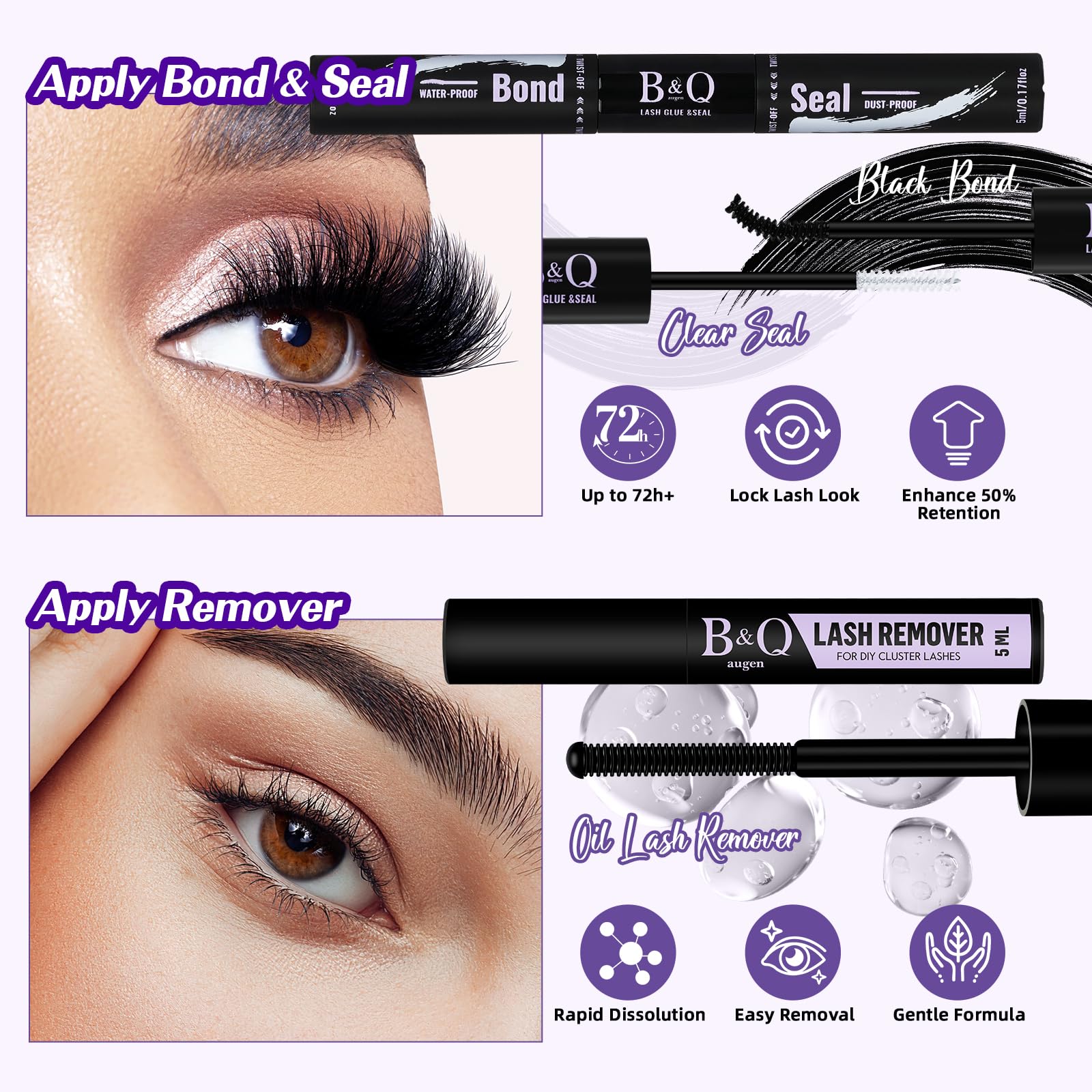 BandQaugen home-use tools enable easy DIY lash application.