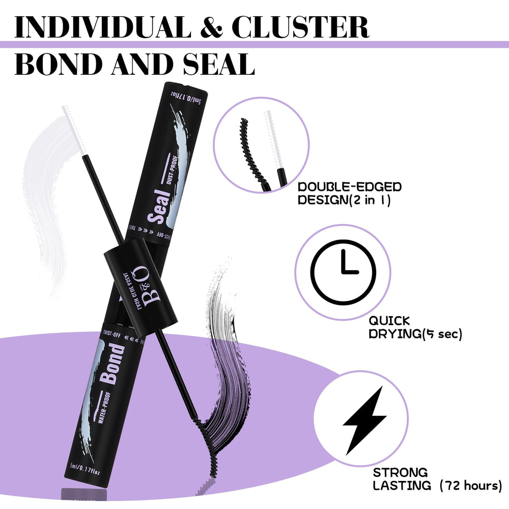 BandQaugen natural-look clusters blend seamlessly with real lashes during wear