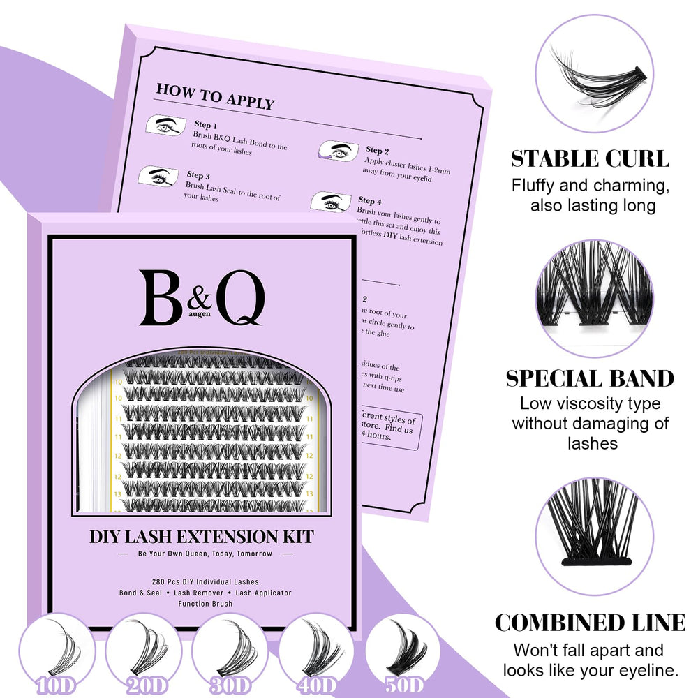 BandQaugen remover kit helps gentle, clean lash removal