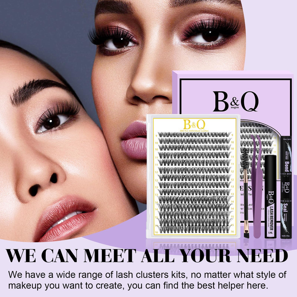 BandQaugen soft vegan matte lashes feel light and natural on the eye