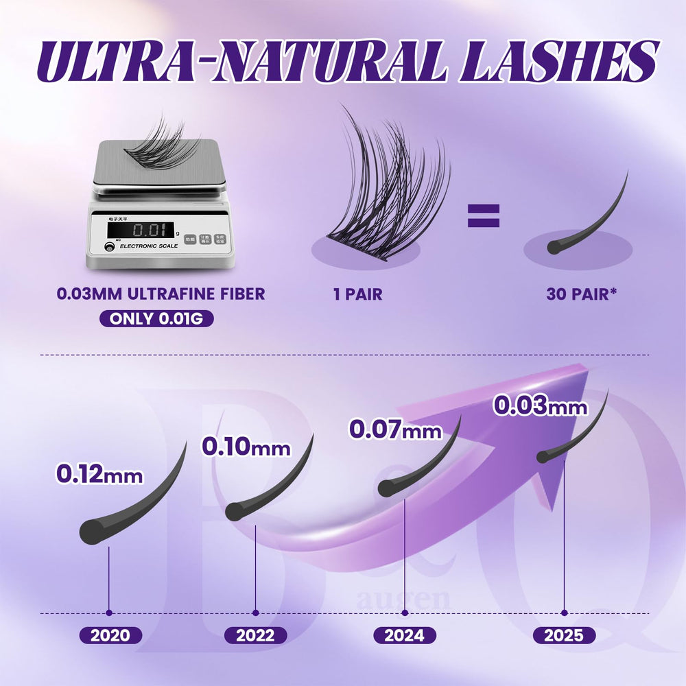 B&Qaugen Wispy lashes on eye create a soft everyday flutter.