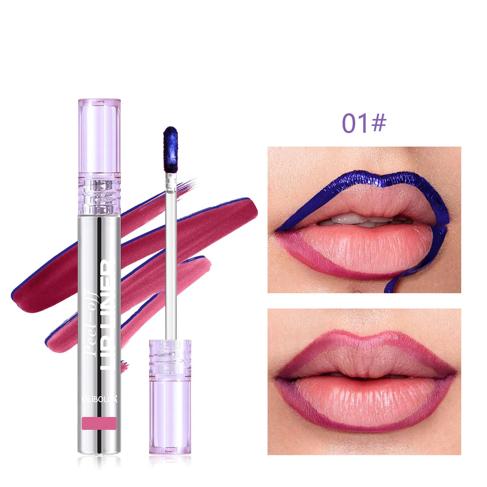 BANGFENG aplicación precisa delineador labial desprendible para contorno limpio.