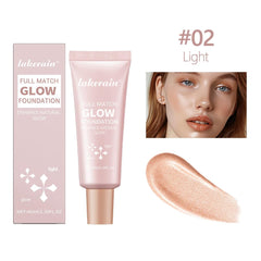 BANGFENG Glotion swatch on skin reveals dewy, luminous finish