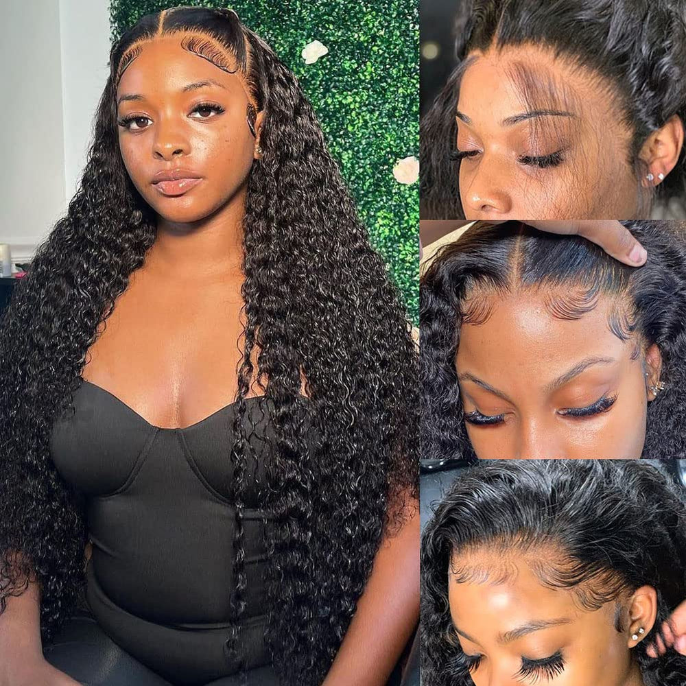 Bangjazz deep wave lace front 26 inch for natural, voluminous look.