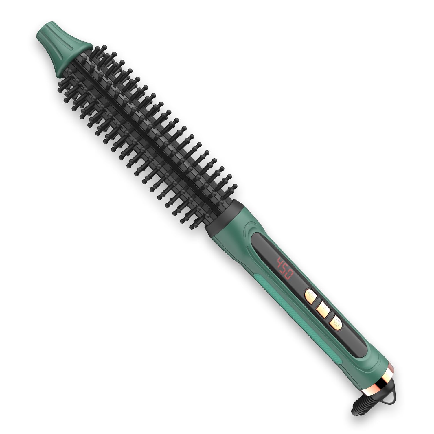 BANGMENG 0.75-inch barrel heated round brush front view for bangs and medium-length styling.