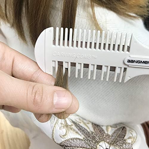 BANGMENG dual-function comb for hair sectioning and cutting