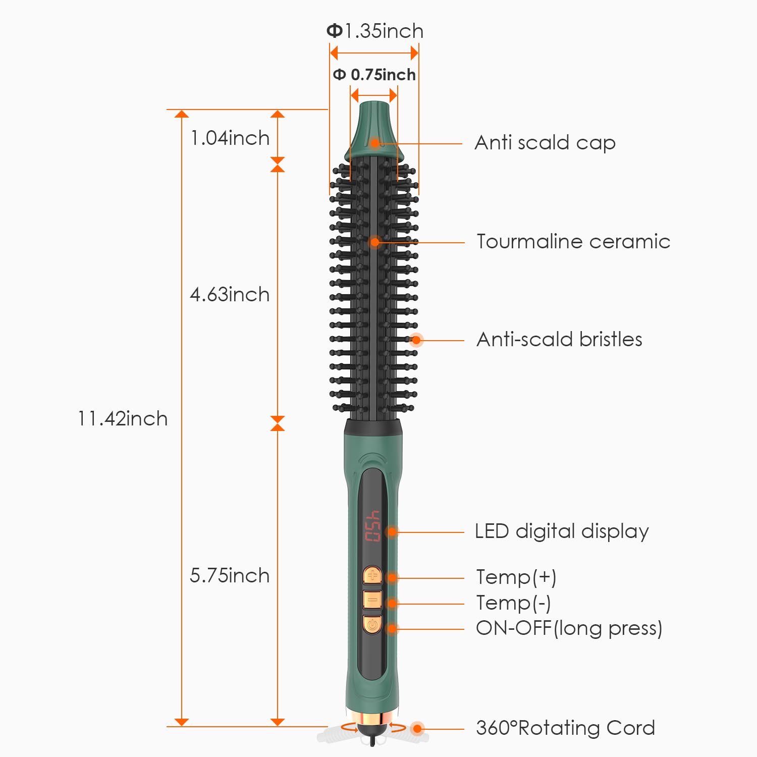 BANGMENG dual voltage for international travel styling without a separate adapter.