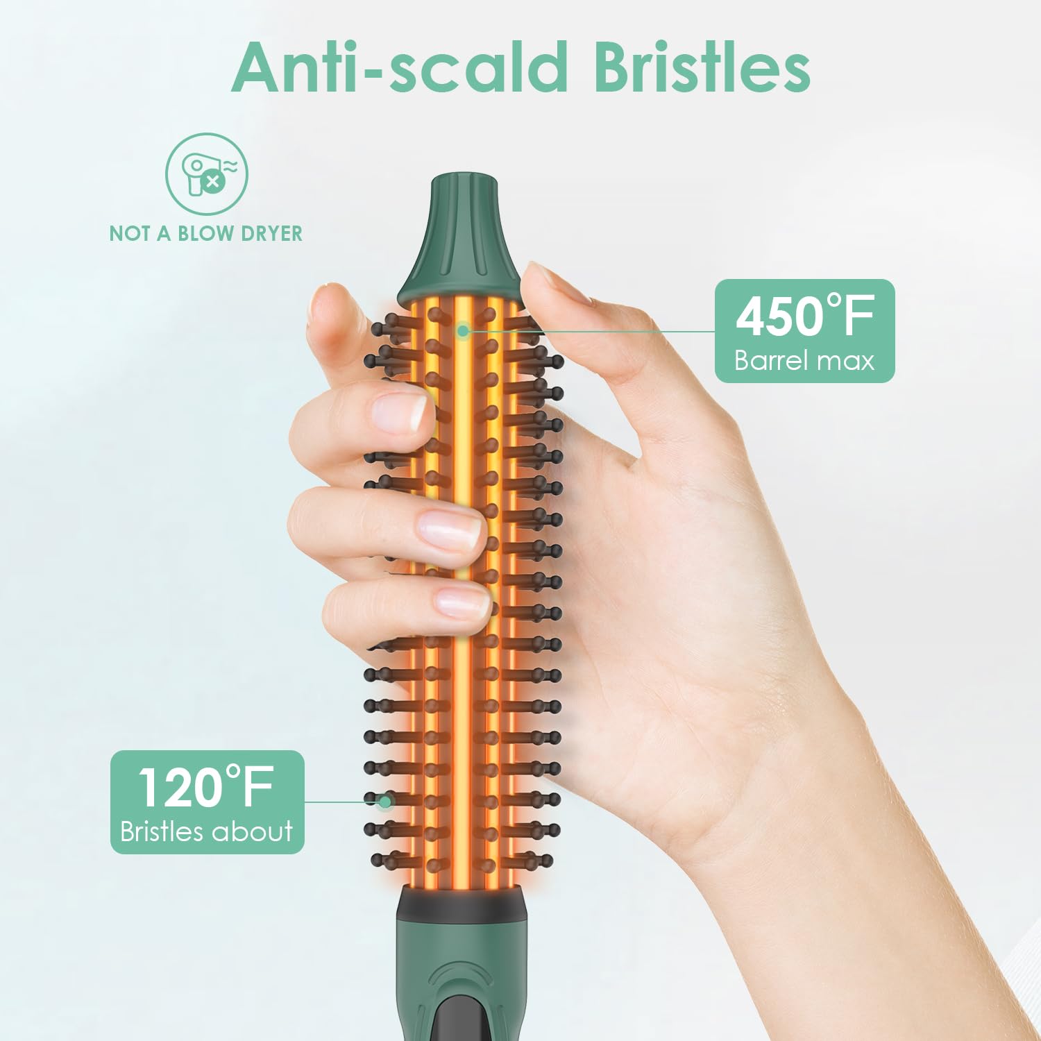 BANGMENG LED display showing precise temperature control for reliable styling.