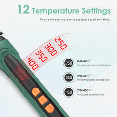 BANGMENG Mini Thermal Round Brush shows adjustable heat settings for versatile styling.