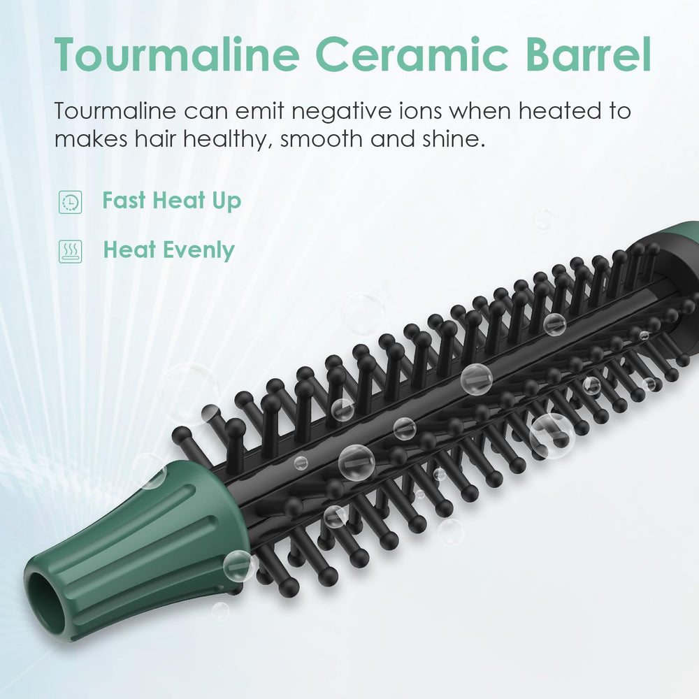 BangMENG mini brush with tourmaline ceramic heat for even styling and shine.