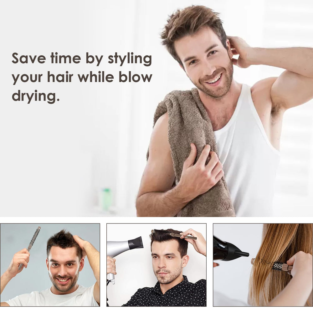 Bangmeng soft nylon bristles glide through hair with minimal snag and gentle control.