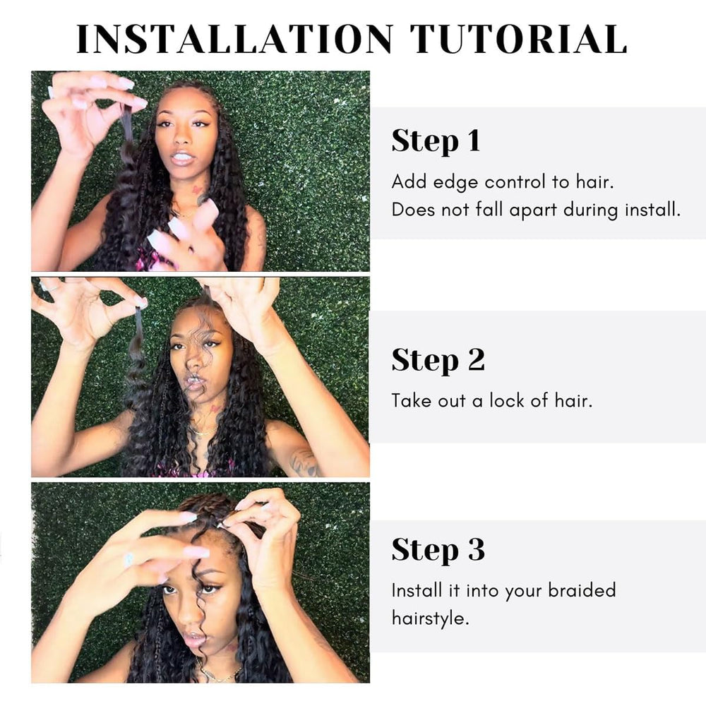 Bangxunk 14–30 inch bulk braiding hair length options