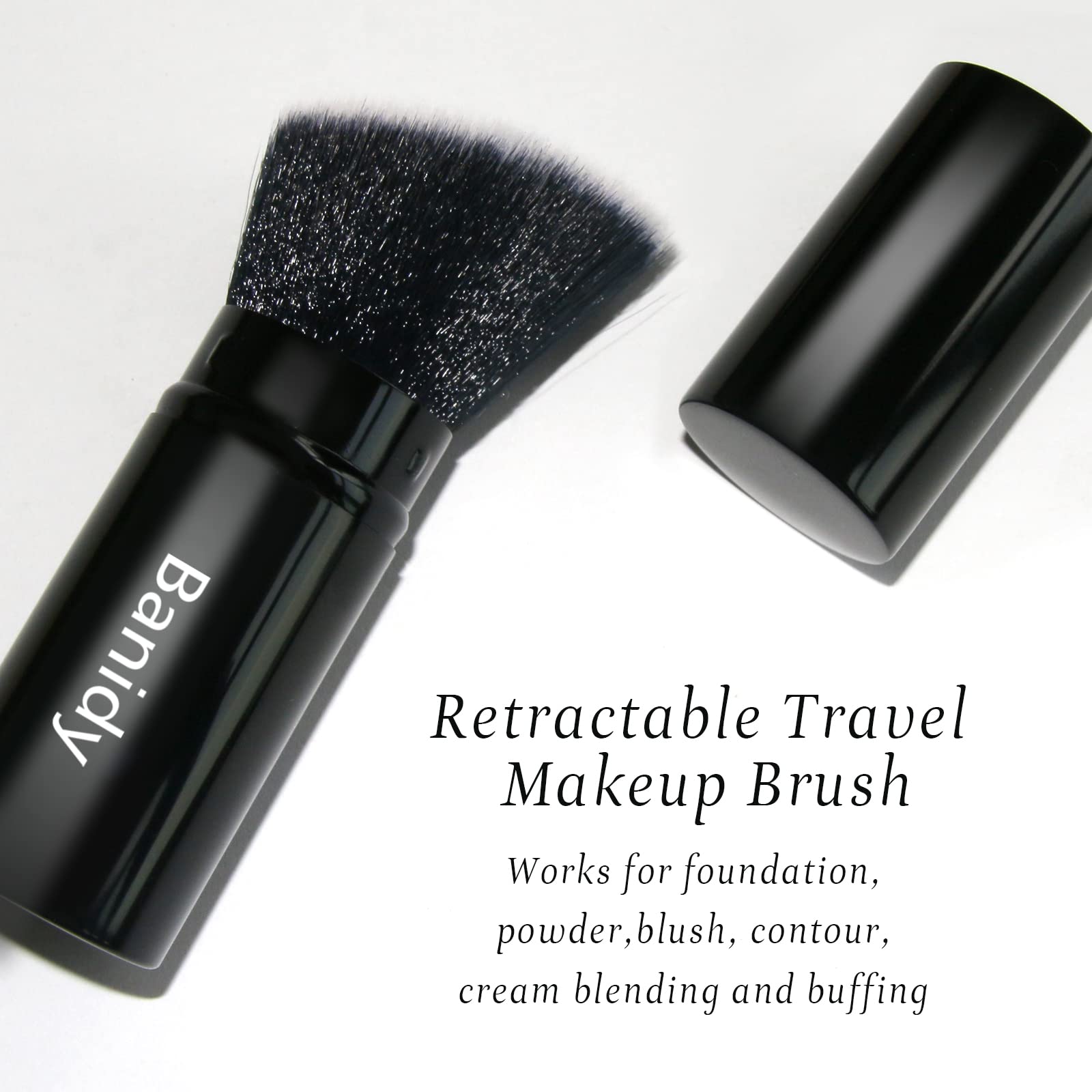 Banidy cruelty-free makeup brush designed for sensitive skin and minimal shedding.