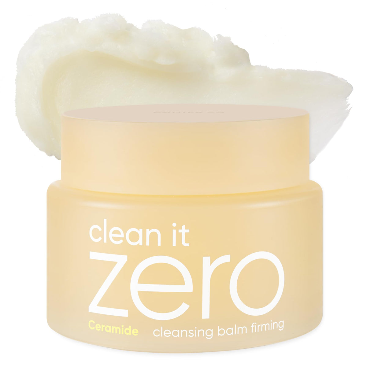 Banila Co Clean It Zero Firming Cleansing Balm jar view, soothing hydrating texture.