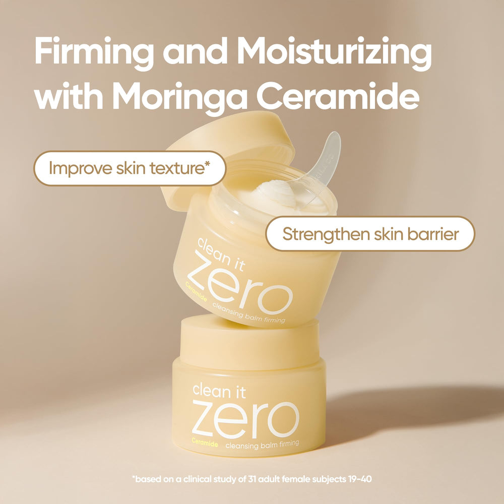 Close-up of sherbet-like texture of Banila Co cleansing balm.