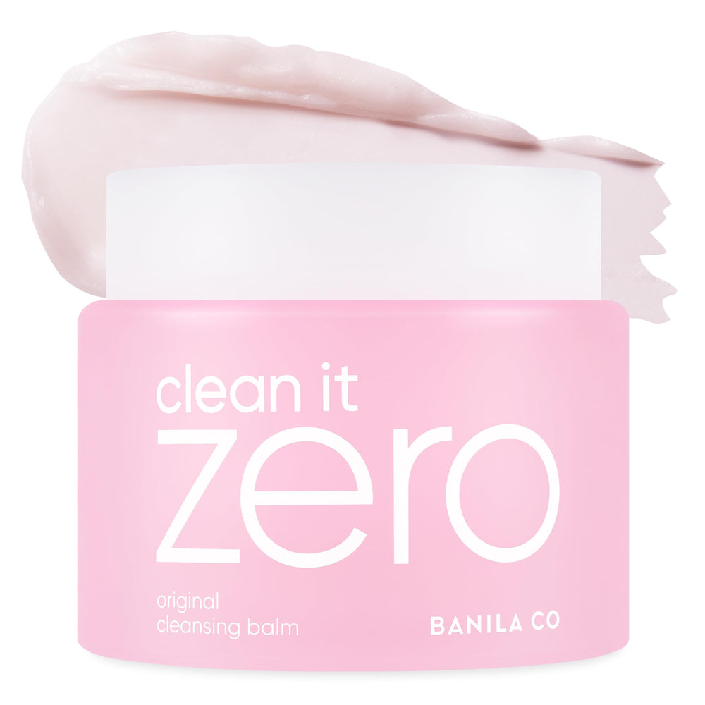 BANILA CO Clean It Zero Original big jar texture ideal for removing waterproof makeup gently.