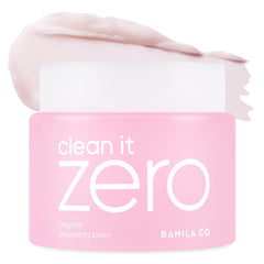 BANILA CO Clean It Zero Original big jar texture ideal for removing waterproof makeup gently.