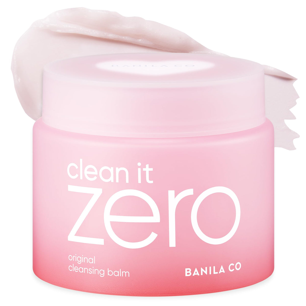 BANILA CO Clean It Zero Heart Edition balm jar showcasing rich hydration and gentle cleansing