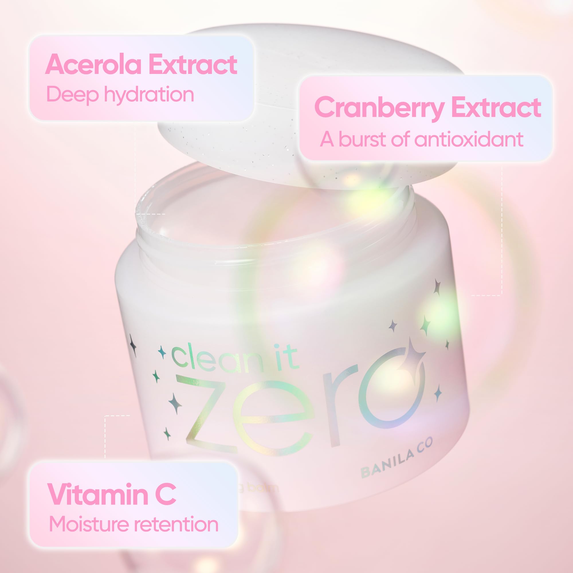 Banila Co Clean It Zero Original sherbet texture reveals balm-to-oil transformation for deep cleansing