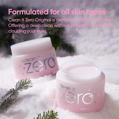 Banila Co Clean It Zero Original waterproof makeup removal demonstrates effective makeup melt