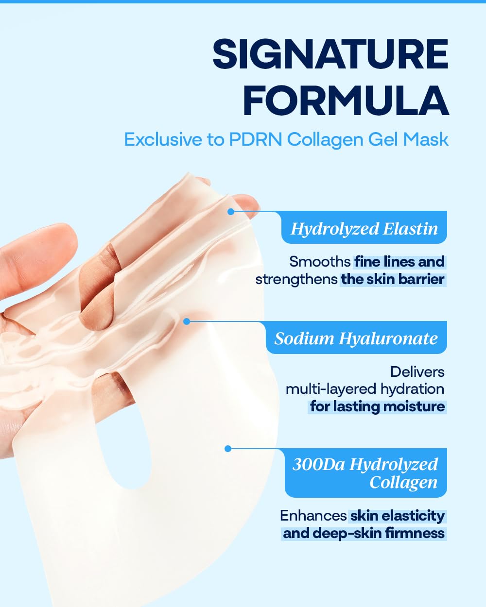 Bano PDRN sin fragancia y probado dermatológicamente para piel sensible.