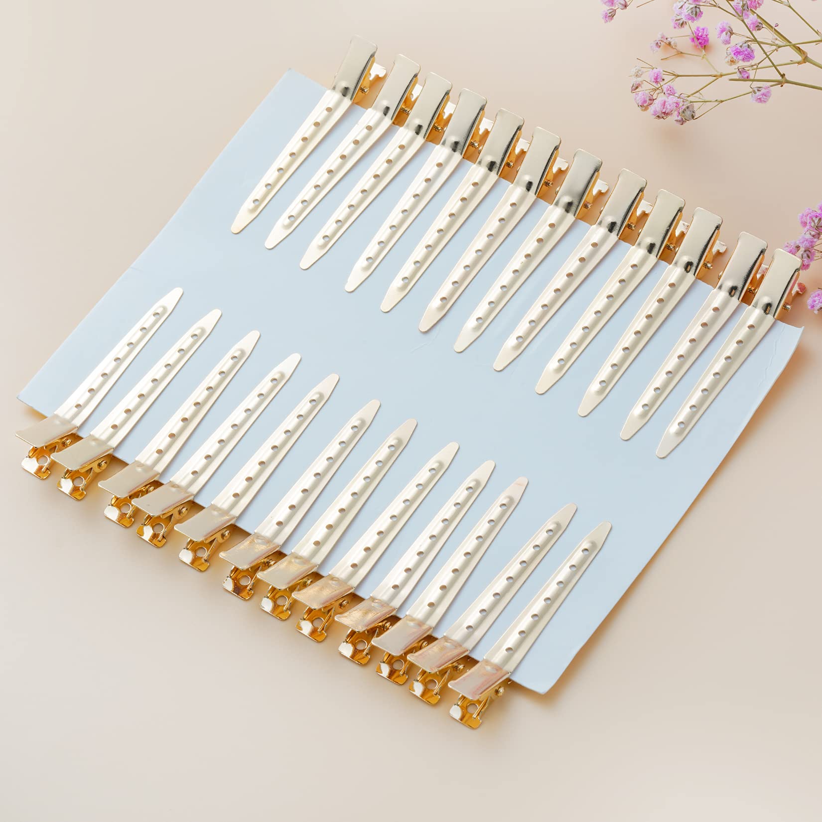 Bantoye durable gold metal curl clip for reliable salon or home use.