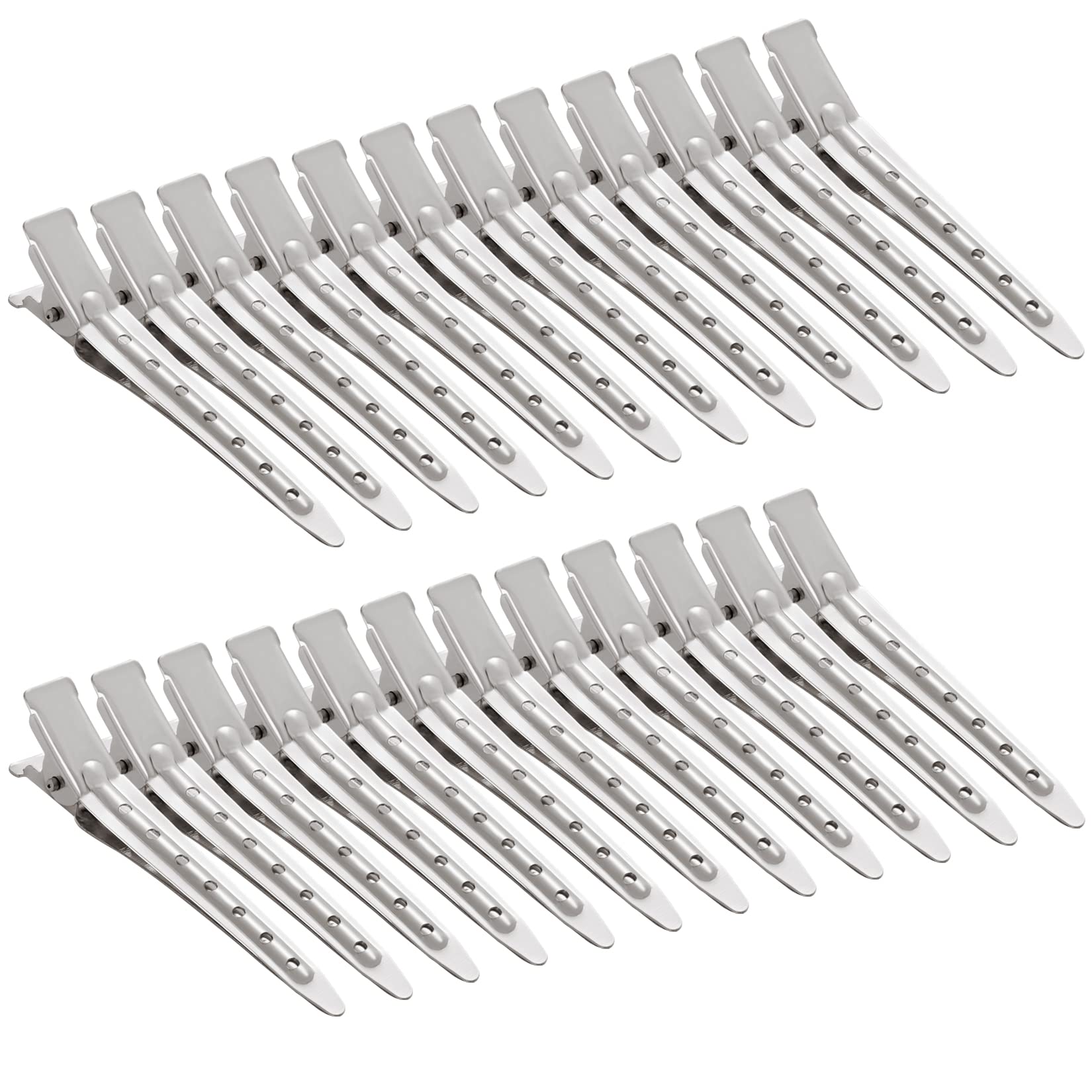 Bantoye duck bill clip in hand shows compact 2.75 inch design for precise sectioning