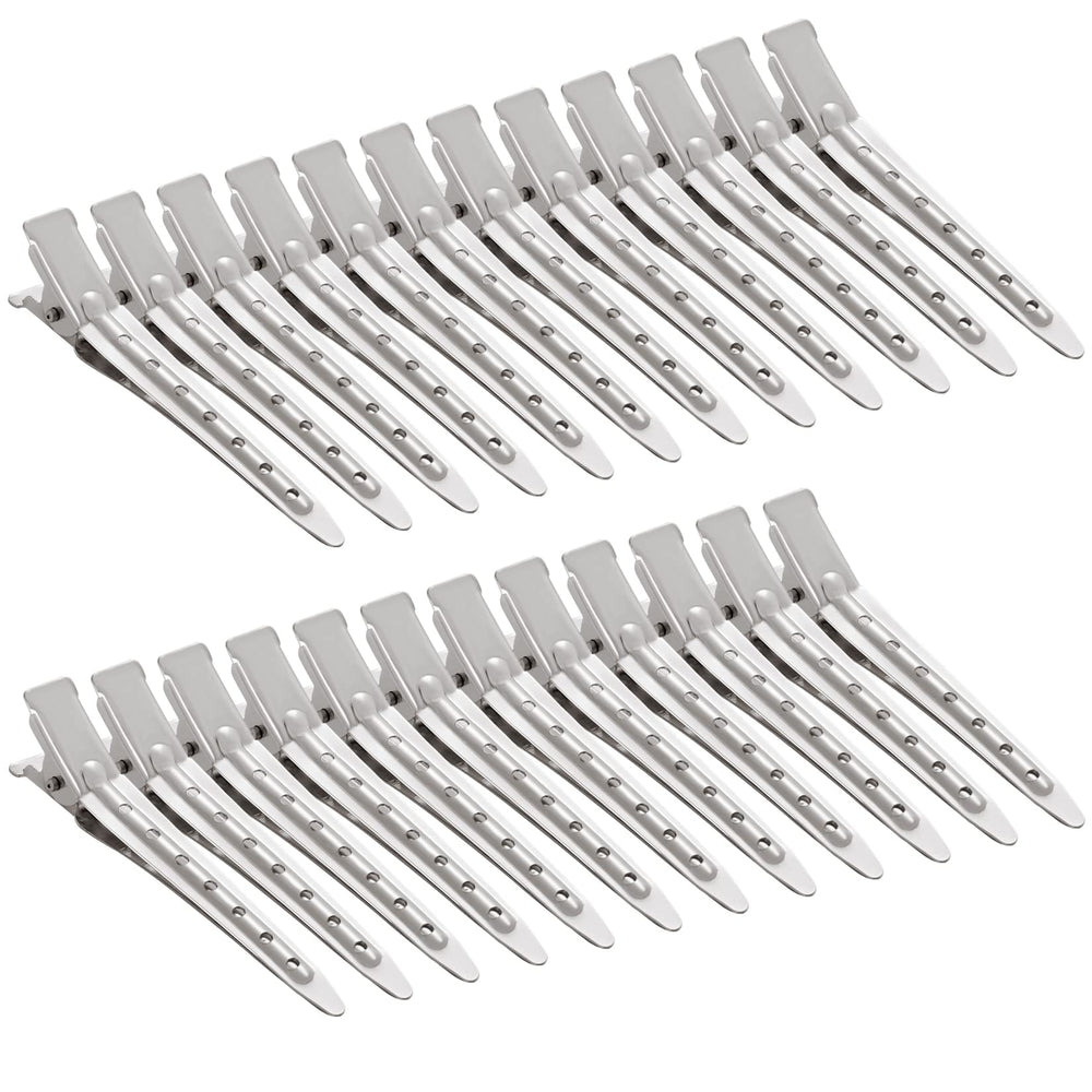 Bantoye duck bill clip in hand shows compact 2.75 inch design for precise sectioning