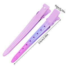 Bantoye duck bill clips gradient pink clip closeup showing strong metal hold.