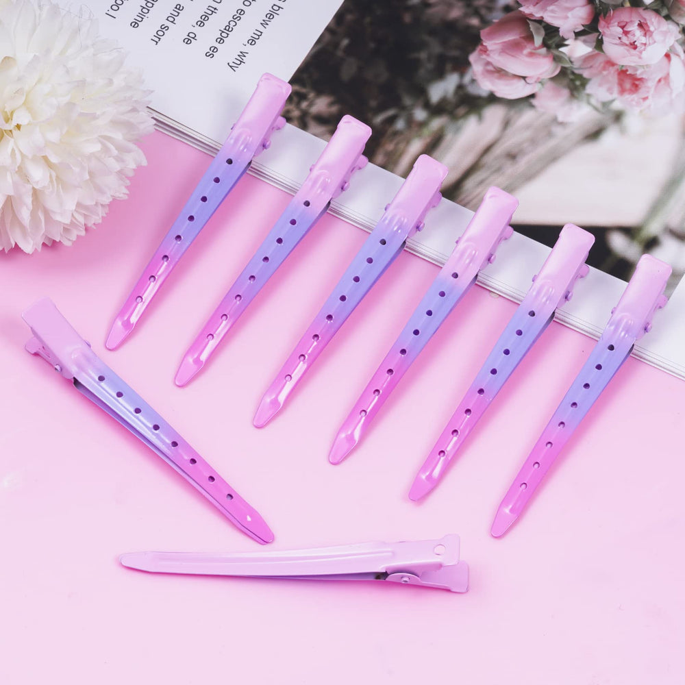 Bantoye duck bill clips gradient pink packaging ready for salon use.