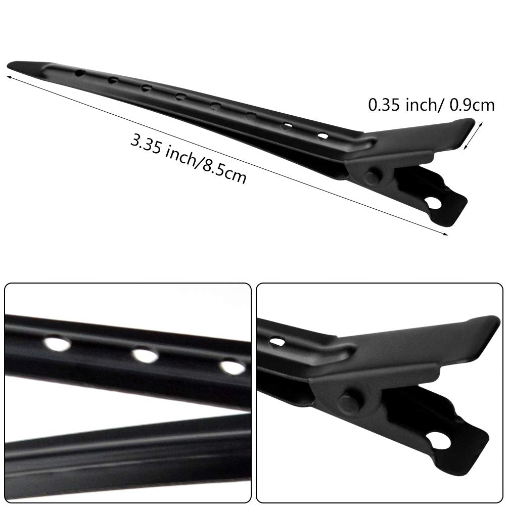 Bantoye hair-sectioning clip used during curling and drying
