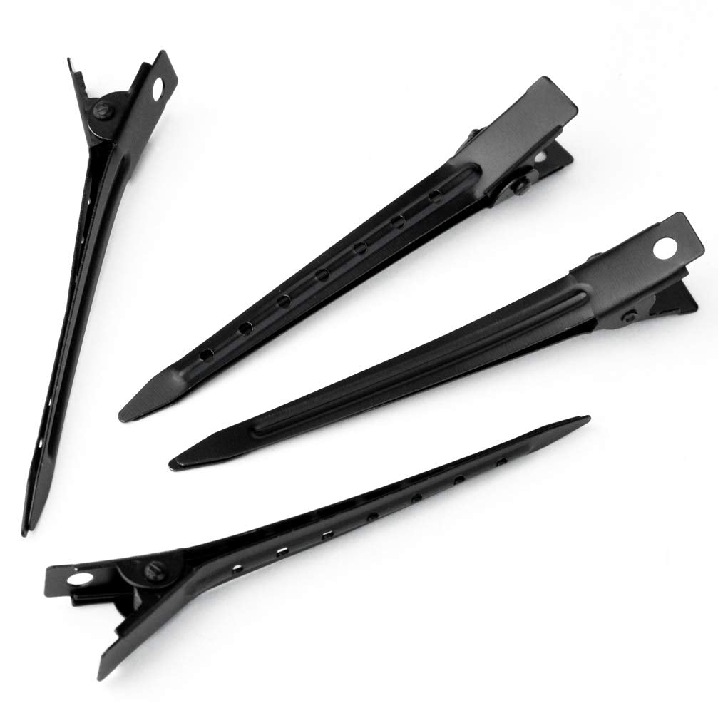 Bantoye metal clip in black; rustproof and long-lasting.