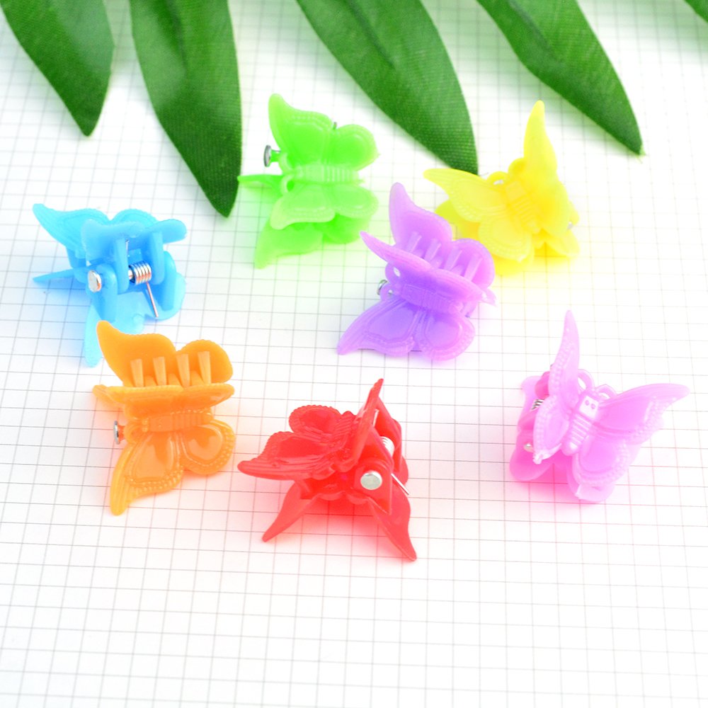 Pinza Bantoye mariposa para regalo o uso escolar, colores alegres.