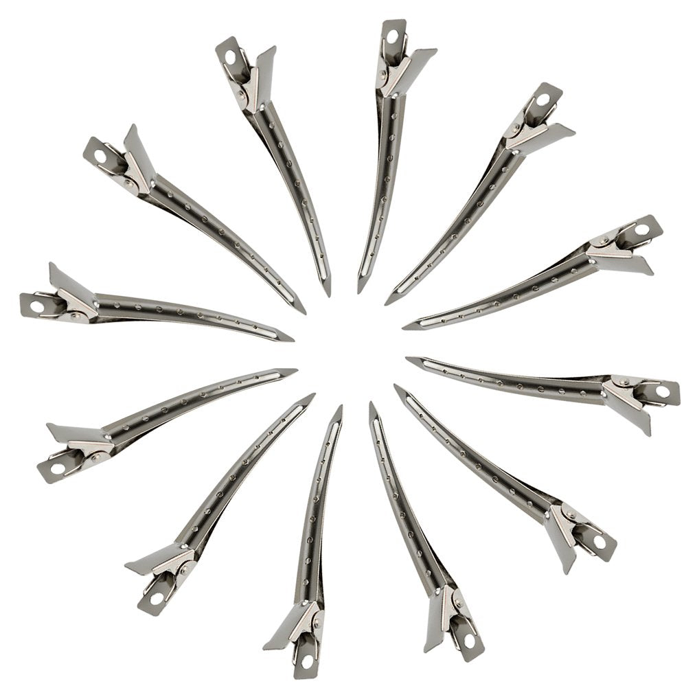 Bantoye rustproof silver clip resists moisture for salon and home use.