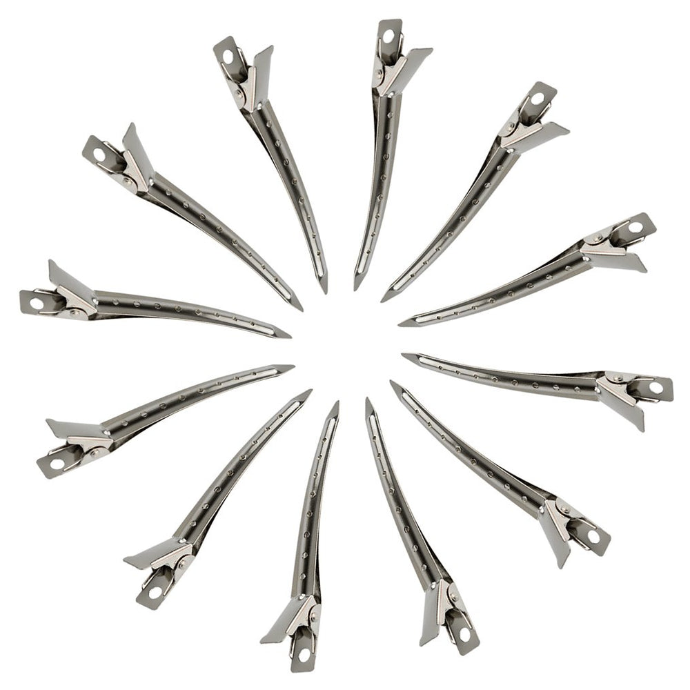 Bantoye rustproof silver clip resists moisture for salon and home use.